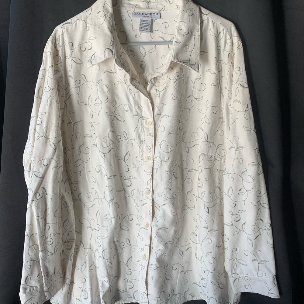 Sag Harbor Button Down Size 2x - image 1